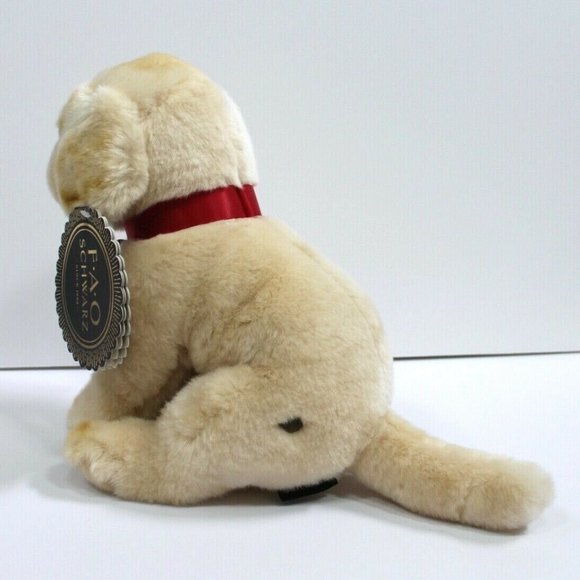 FAO Schwarz Labrador Puppy Dog Plush Stuffed Animal 10" - Picture 5 of 5